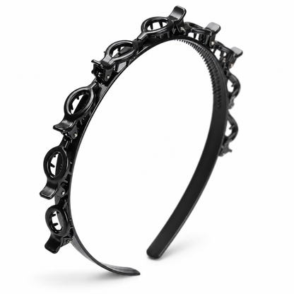 YOBI Braidless™ - Twist Headband with 8 Built-In Clips
