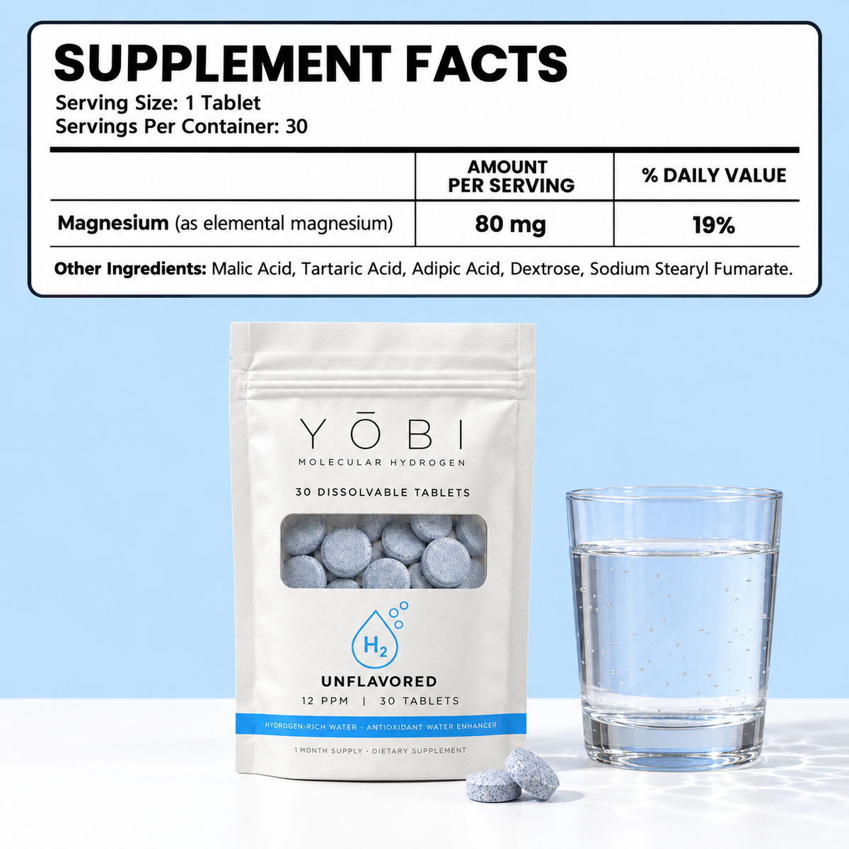 Molecular Hydrogen Tablets