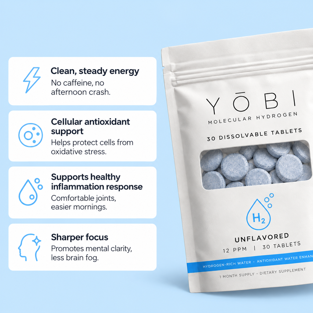 YŌBI benefits: energy, focus, joints, recovery